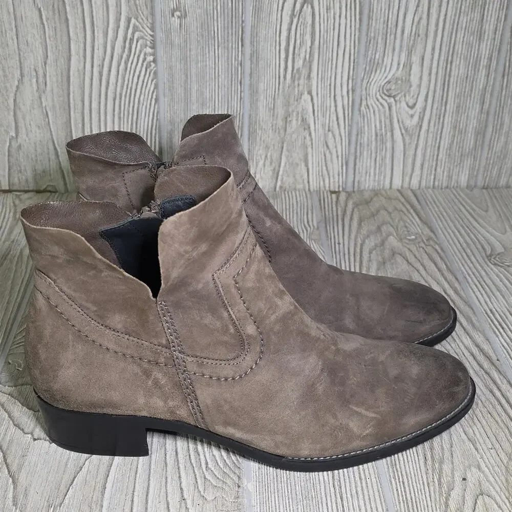 Paul Green Boston Mineral Nubuck Leather Ankle Boots
